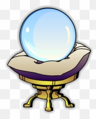 Crystal Ball Clipart Png Transparent - Magic Crystal Ball Clipart Emoji,Crystal Ball And Cookie Emoji Game