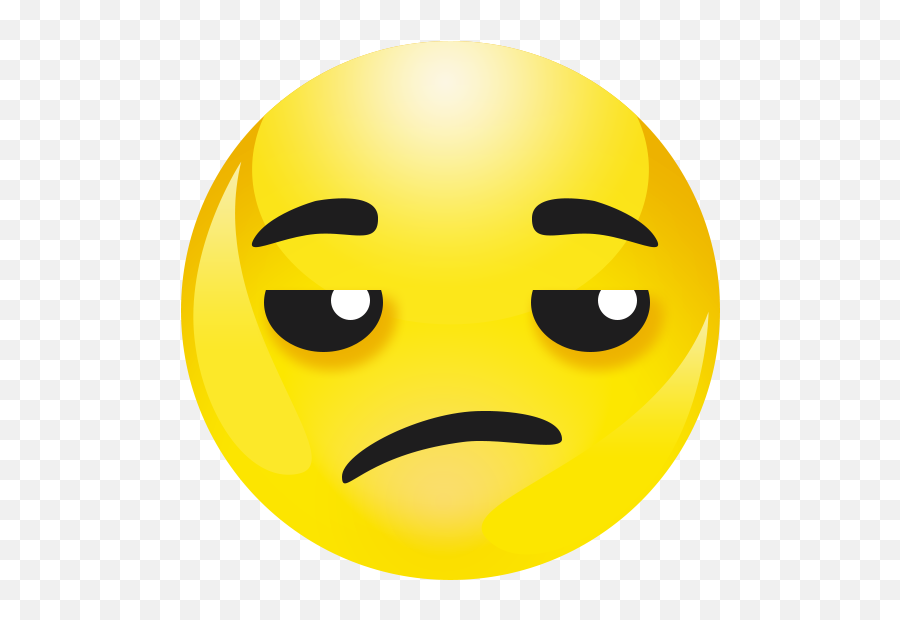 Download Worried Uneasy Face Emoji - Smiley,Smiling Emoji Png