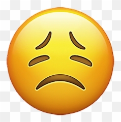 Emoji EmojiSticker Stickers Sad Smiley Upset - High