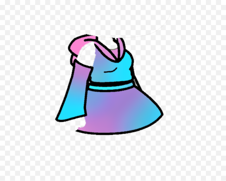 Sticker Clothe Cottoncandy Dress Gac - Clip Art Emoji,Cotton Candy Emoji
