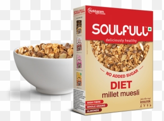 Soulfull Packaged food brand gets Rs 35 crore from - Millet Muesli Diet Emoji