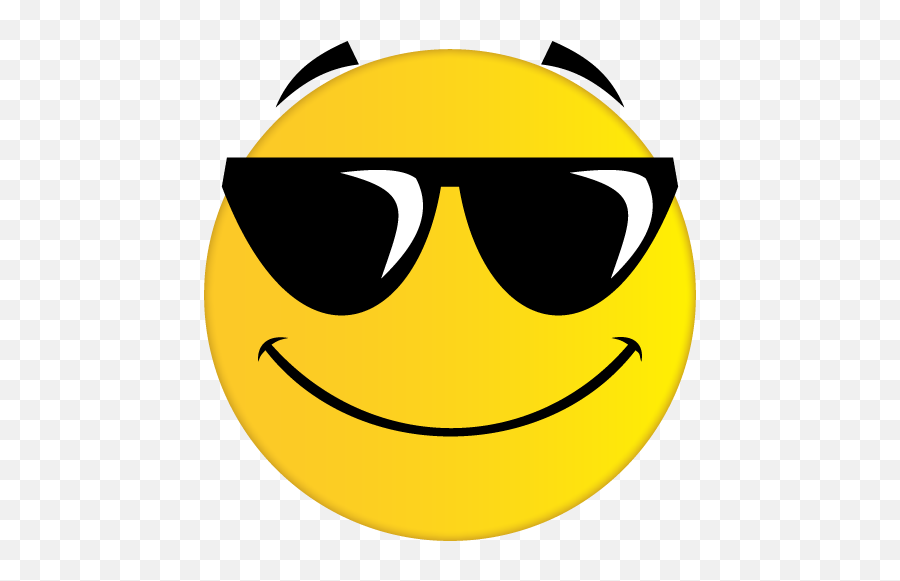 Sunglasses Emoji Png Transparent - Transparent Smiley Face Emoji With Sunglasses,Sunglasses Emoji