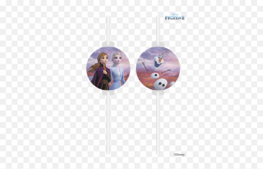 Greetings House - Paper Straws Canitas De Frozen Emoji,Puffin Emoji