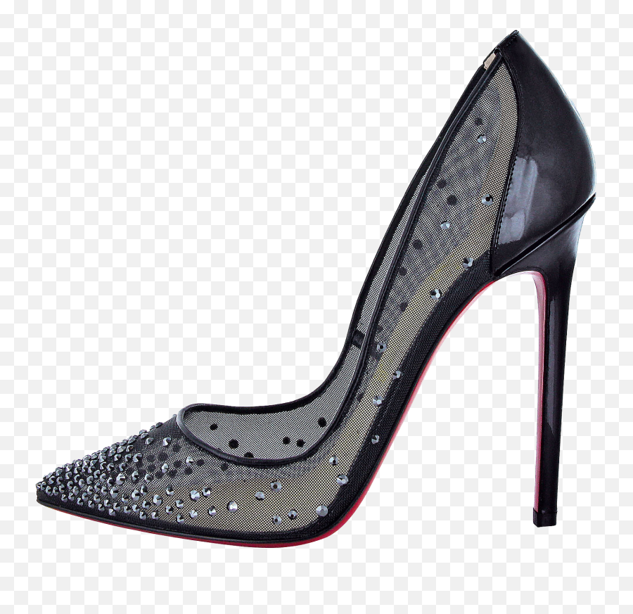 Heels Clipart Glitter Heel Heels - Black Louboutins Rhinestone Heels Emoji,Emoji High Heels