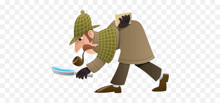 Phoenix Private Investigator Cheating - Detective Sherlock Holmes Cartoon Emoji,Investigator Emoji