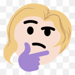 Sheets - Transparent Background Discord Thinking Emoji