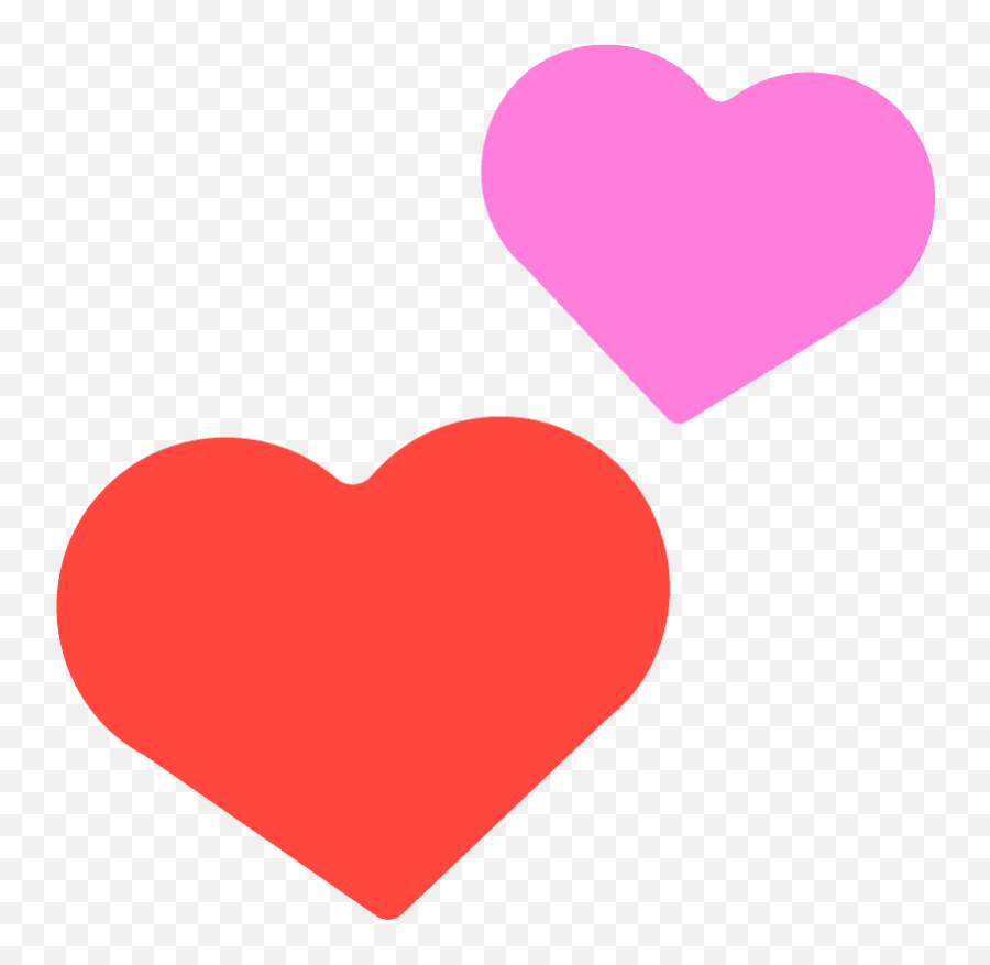 Two Hearts Emoji Clipart Free Download Transparent Png - Whitechapel Station,Pink Hearts Emoji