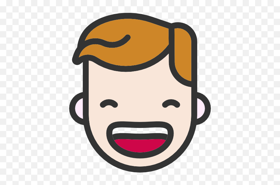 Feelings Emoticons Happy Faces Heads Boy People Icon - Transparent Happy Person Icon Emoji,Suffer Emoji