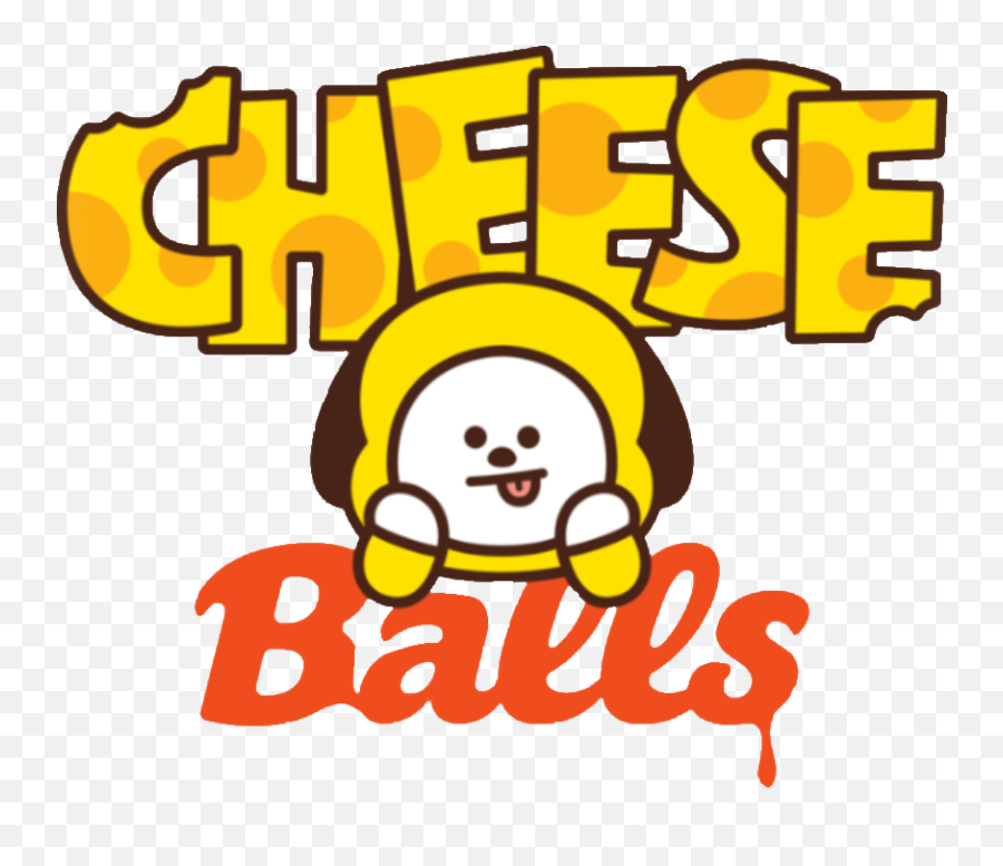 Bt21 Chimmy Cheese Cheeseball Sticker By Bt21 Bts - Chimmy Cheese Balls Emoji,Bt21 Emoji