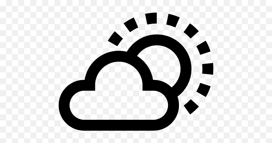 Sky Meteorology Clouds And Sun Cloud - Cloud And Sun Vector Png Emoji,Clouds Emoji