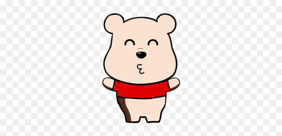 Gummy Bear Emoji - Pooh Bear Kawaii,Emoji Texting Game