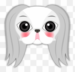 Japanese Chin Emoji Stickers Are You -
