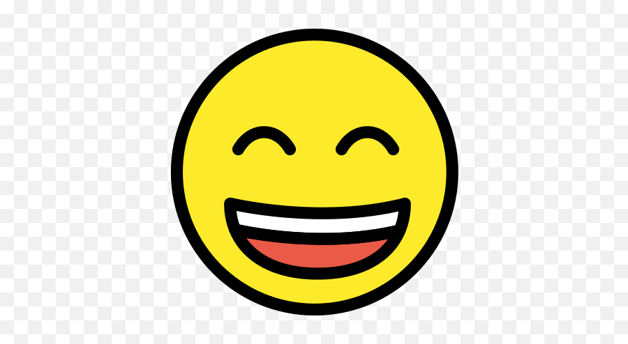 Smiling Face With Open Mouth And Smiling Eyes - Smile Emoji,Eyes Emoji