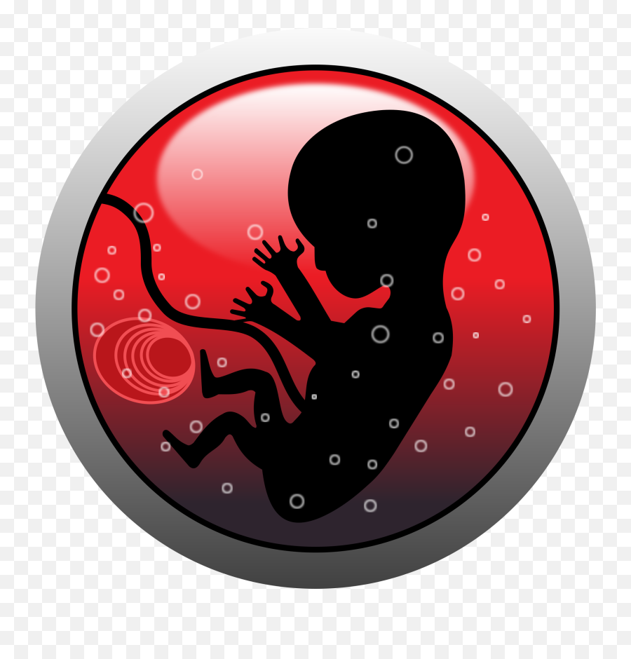 Baby In Womb Vector Clipart Image - Bayi Dalam Kandungan Siluet Emoji,Pregnant Emoji App