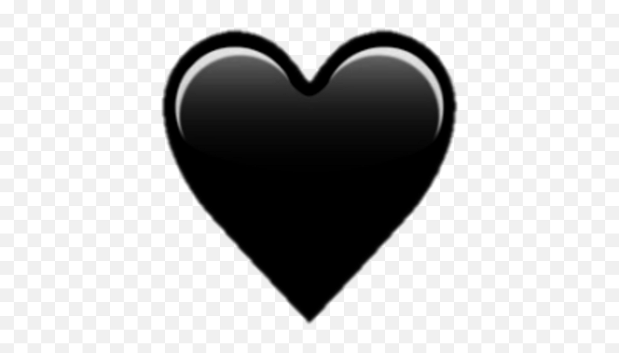 Heart Hearts Black Emoji Emojis Tumblr - Iphone Png Heart Emoji,Double Heart Emoji