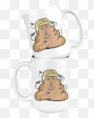 Trump Poop Emoji - Cartoon,Croissant Emoji