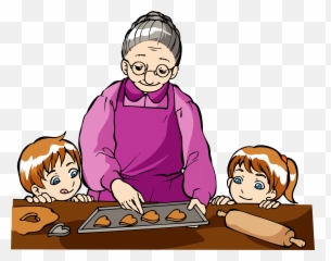 Pics For Scared Grandma Clip Art - Baking With Clipart Emoji