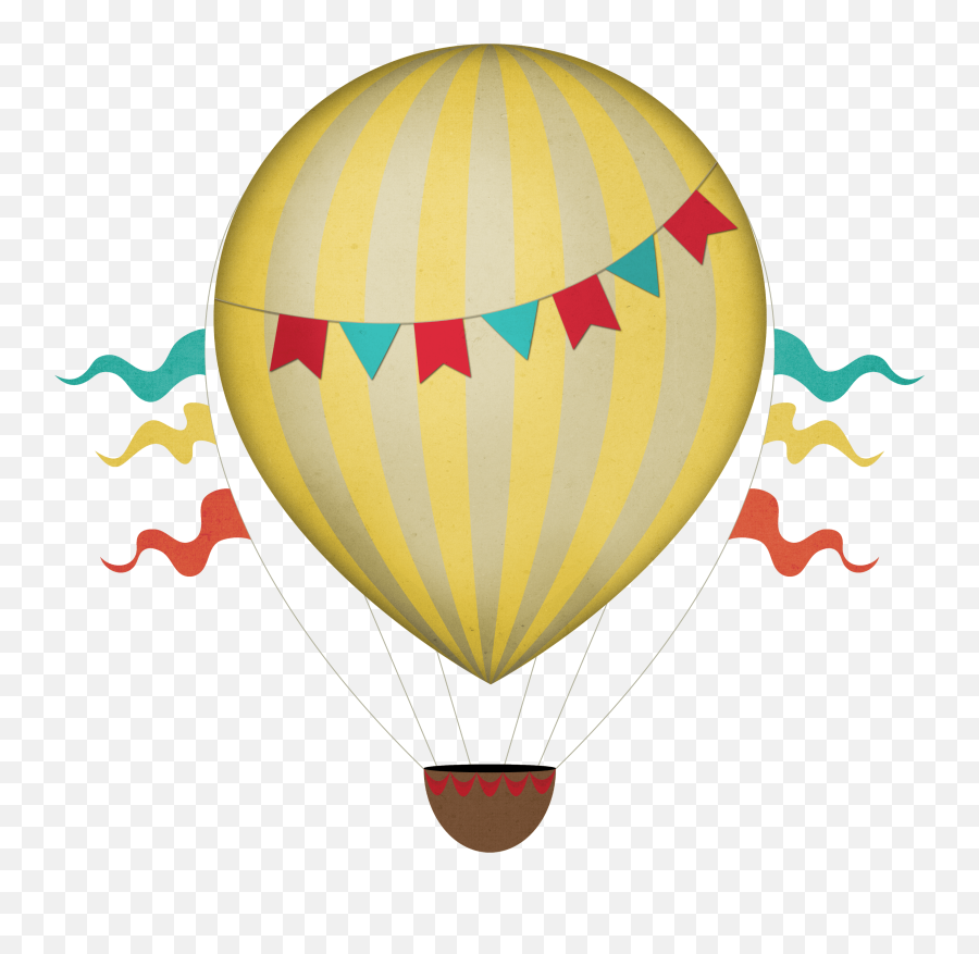 Hot Air Balloon Clipart Transparent Background - Hot Air Balloon Clipart Png Emoji,Baloon Emoji