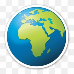 Earth Globe Europe Africa - World Emoji Png,Earth Emoji