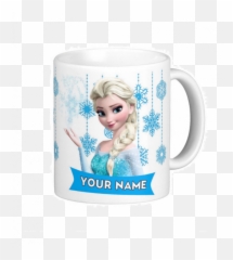 Personalized Frozen Elsa Plastic Kids Mug 11oz 2 - Mug Frozen Emoji,Emoji Frozen