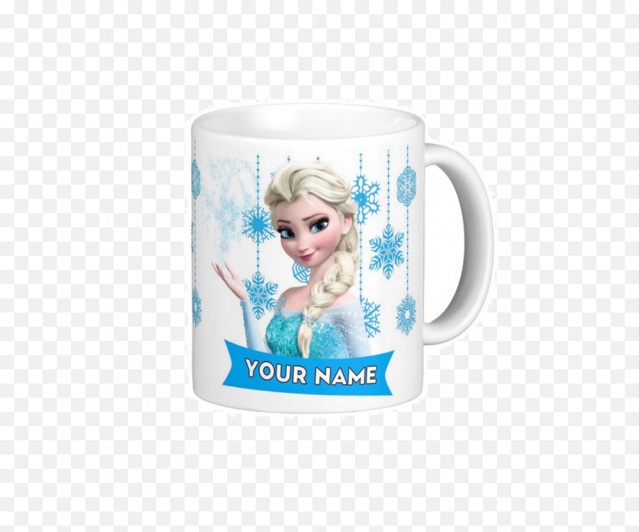Personalized Frozen Elsa Plastic Kids Mug 11oz 2 - Mug Frozen Emoji,Emoji Frozen