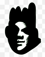 Library of face in money vector transparent stock png files - Black Face Clipart Emoji