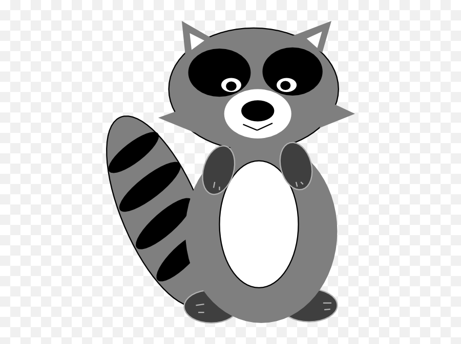 Raccoon Clipart Transparent Background - Raccoon Clipart Raccoon Cartoon Emoji,Racoon Emoji