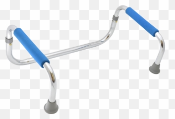 Secure Standing Assist Rail With Padded Handles Chrome - Exercise Machine Emoji,Safety Pin Emoji