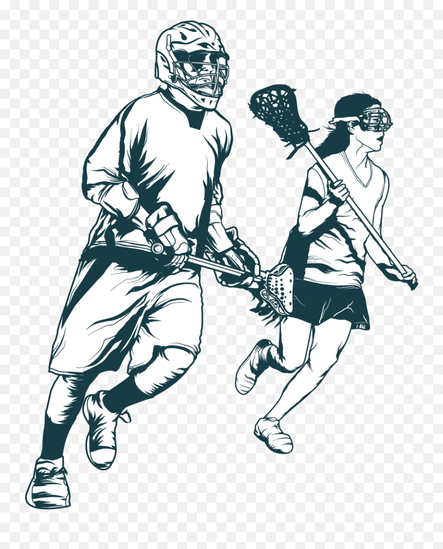 Lacrosse Players Vector Illustration - Boys Lacrosse Png Lacrosse Clip Art Emoji,Lacrosse Emoji Download