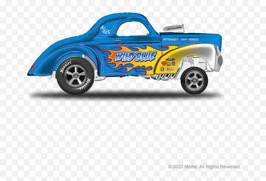 Selections 41 Willys Gasser - Rlc Willys Gasser Blue Emoji,Emoji Car Wind