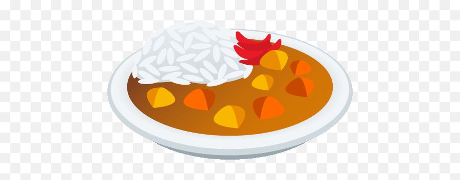 Curry Rice Food Gif - Curryrice Food Joypixels Discover Curry Emoji,Rice Emoji