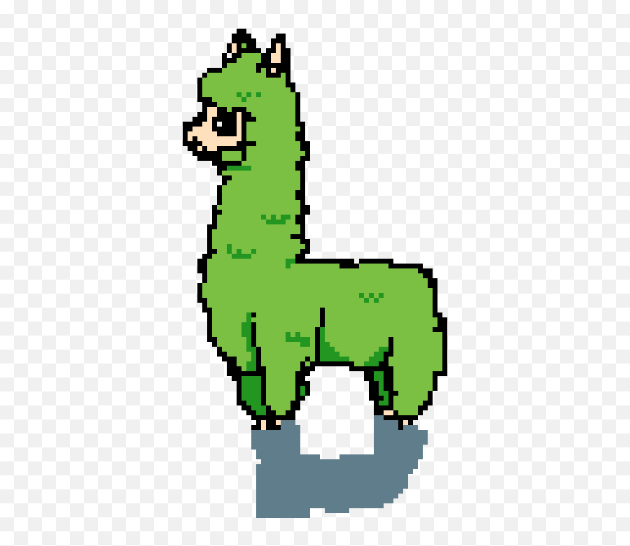 Alpaca Clipart - Llama Pixel Art Emoji,Alpaca Emoji