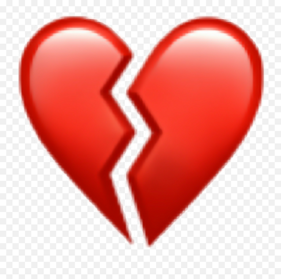 Download - Heartbreak Emoji Transparent,Iphone Black Heart Emoji