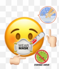 emoji corona virus wash Sticker by - Happy