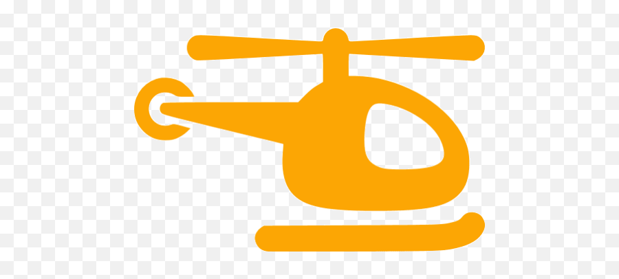 Orange Helicopter Icon - Helicopters Icon Emoji,Helicopter Emoticon