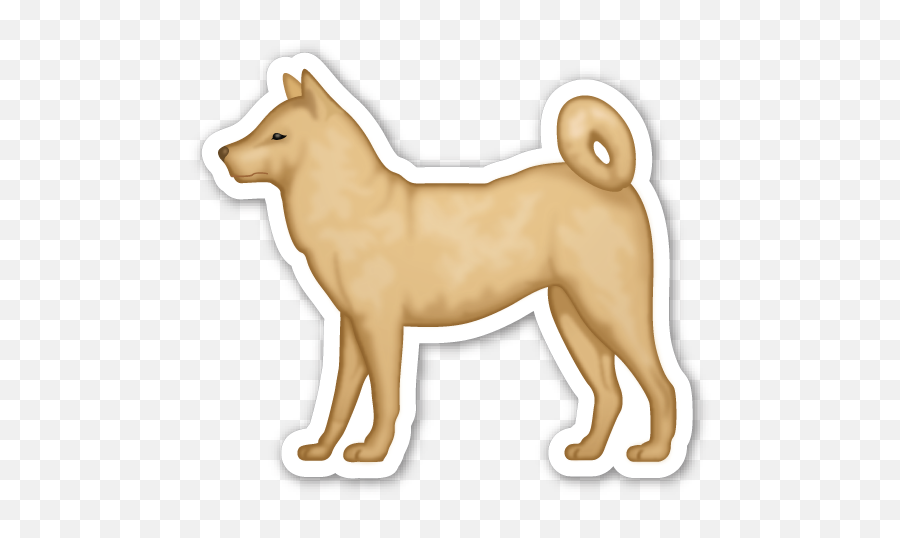 Sticker Is The Large 2 Inch Version - Whats App Emojis Dog Png,Goat Emoji Png