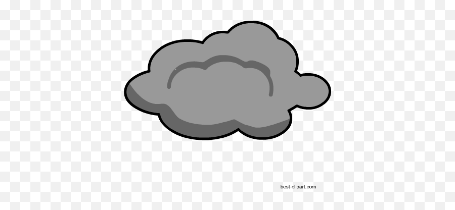 Free Png Cloud Clip Art - Cartoon Gray Cloud Png Emoji,Clouds Emoji