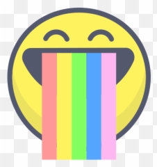 Rainbow - Circle Emoji,Rainbow Emoticons
