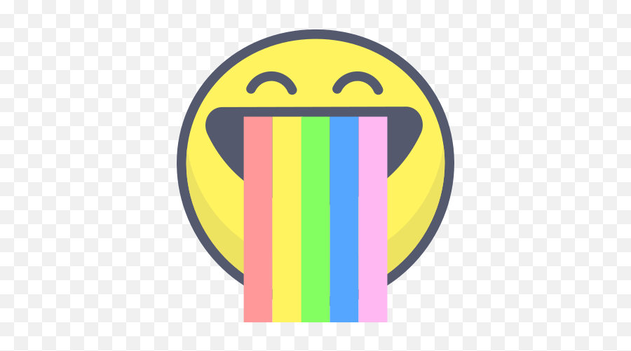 Rainbow - Circle Emoji,Rainbow Emoticons