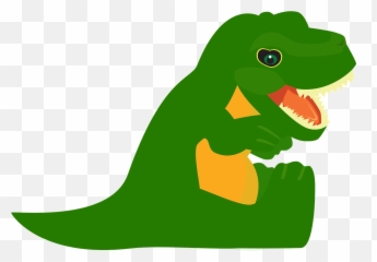Rex Dinosaur T - Transparent Background Cartoon Emoji