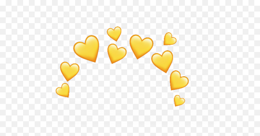 Yellow Heart Emoji Transparent - Transparent Hearts Emoji Png,Yellow Heart Emoji Transparent