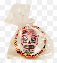 Sugar Skull Cookies With Nonpareils - Transparent Sugar Skull Cookies Emoji,Sugar Skull Emoji