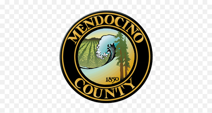 Seal Of Mendocino County - Mendocino County California Seal Emoji,California State Flag Emoji