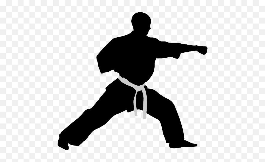 Karate Punch Icon - Karate Silhouette Emoji,Karate Emoji