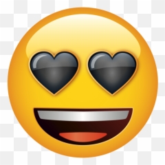 Emoji - Black Heart Eyes