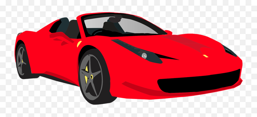 Drive F458 Spider Ferrari - Red Ferrari Clipart Emoji,Fast Car Emoji