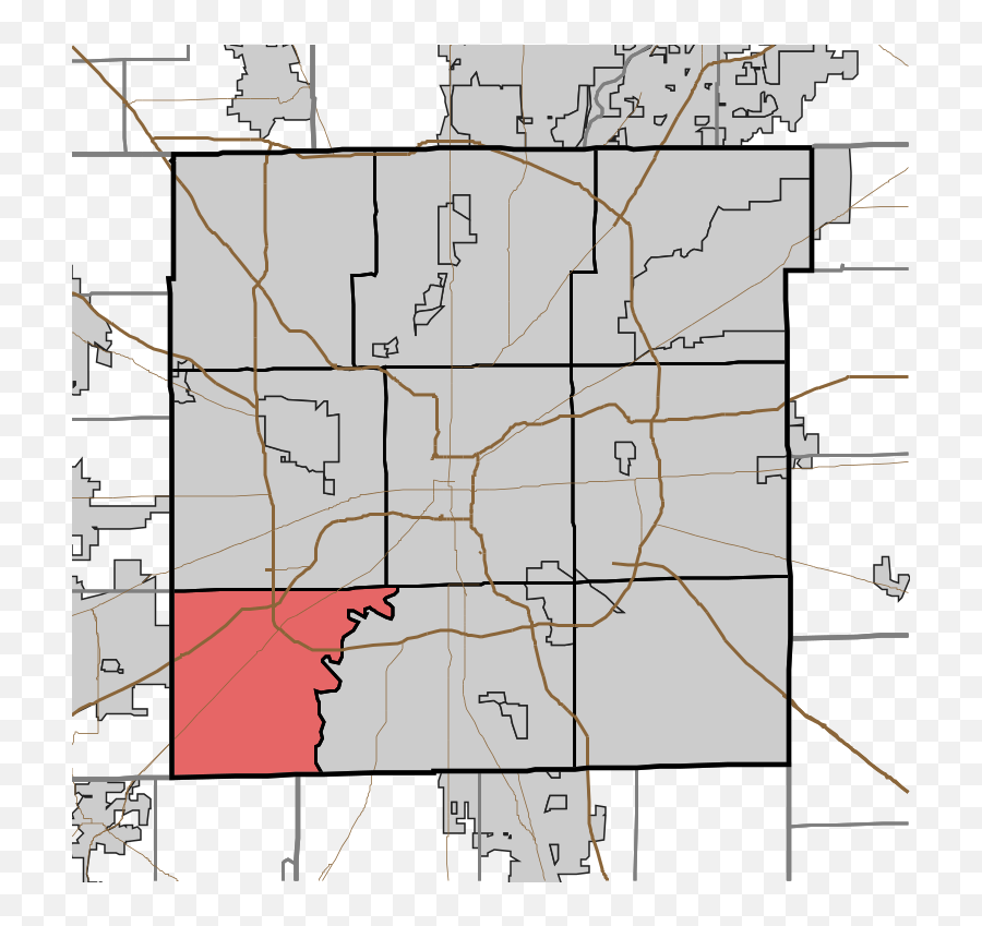 Township Marion County Indiana - Indiana Marion County Map Emoji,Indiana Emoji