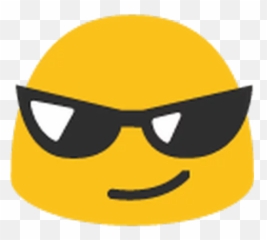 Hangouts Emoji Stickers For Telegram - Sunglasses Png