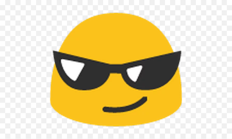 Hangouts Emoji Stickers For Telegram - Sunglasses Emoji Png,Smirk Cat Emoji