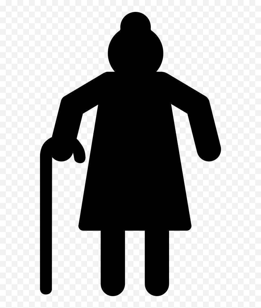 Grandparent Clipart Svg Grandparent - Grandmother Silhouette Png Emoji,Grandparent Emoji